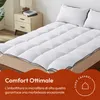 CASABEL Topper Trapuntato, 140x190, 600gsm, Extra Spesso, 4 Anteprima dell’immagine prodotto 3
