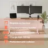 AREBOS Structure de Bureau Électrique Réglable en Hauteur Voir les images du produit 3