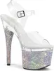 ESTEEM-708DM Damen Sandale von Pleaser, Transparent  , EU Produktbild-Vorschau 1