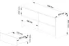 Kommode AKORD K120 Weiß 120 cm 4 Schubladen B120 x H55 x Produktbild-Vorschau 6