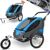 KESSER® Kinderanhänger Fahrradanhänger 360° Drehbar mit Produktbild-Vorschau 1