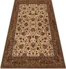 Wollteppich KASHQAI 4362 103 Blumen, Rahmen beige / rotwein Produktbild-Vorschau 1