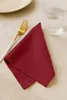 Musselin-Servietten Bordeaux 45x45 cm – weiche Produktbild-Vorschau 2