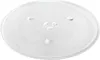 A clear glass turntable plate from a microwave. Produktbild-Vorschau