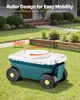 VEVOR Carrello da Giardino con Ruote in PP Contenitore Anteprima dell’immagine prodotto 3