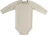 Baby Body aus 100% Baumwolle mit Schlupf-Ausschnitt langarm Produktbild-Vorschau 1