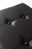A close-up view of a black tufted upholstered surface, likely a bench or ottoman. Náhľad obrázku produktu