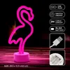 Forever Light Neon con supporto LED FLAMINGO rosa USB-C11 Anteprima dell’immagine prodotto 3