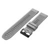 Strap-it Garmin Fenix 7 Silikonarmband (Grau) Produktbild-Vorschau 4