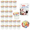 25er Set Sturzglas 125ml Einmachglas TO66 Comic-Obst Deckel Produktbild-Vorschau 2