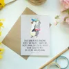 Mr. & Mrs. Panda Grußkarte Pinguin Kleine Schwester - Grau Produktbild-Vorschau 2