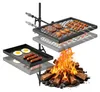VEVOR Otočný gril na otevřený oheň s grilovací mřížkou a Náhled obrázku produktu 1