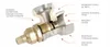 Set de thermostats de radiateur droits avec tête 1/2 Voir les images du produit 3