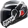 LS2 Helm FF910 Advant II L Schwarz Matt / Weiß Tape Produktbild-Vorschau 1