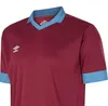 Umbro - Maglia "Tempest" da uomo UO833 (XL) (rosso vino/blu Anteprima dell’immagine prodotto 2