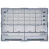 vidaXL Vícezásuvkový organizér s 38 zásuvkami 52x16x37,5 cm Náhled obrázku produktu 2