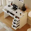 Počítačový Stůl Pro Mládež – Moderní Loft S 5 Zásuvkami Náhled obrázku produktu 6