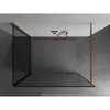 Mexen Kioto Duschwand Walk-in 110 x 90 cm, schwarzes Produktbild-Vorschau 4
