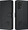 Kožené pouzdro pro Samsung Galaxy A53 5G, sladká kočka Flip Náhled obrázku produktu 2