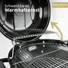 deluxe4home® Kugelgrill Ø55 cm mit Ablagefläche I Rollbarer Produktbild-Vorschau 6