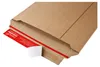 A close-up shot of an open brown cardboard envelope with a red sealing strip. Anteprima dell’immagine prodotto