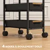 HOMCOM Desserte cuisine 5 niveaux, chariot de service, Voir les images du produit 4
