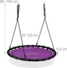 Záhradná hojdačka fialová 120cm, RD26652 Náhľad obrázku produktu 4
