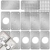 EDIBAZZAR | sada 12 opravných dosiek na pánty 4,5x9 cm pre Náhľad obrázku produktu 6