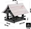 KADAX Vogelhaus zum Aufhängen, Vogelfutterhaus aus Holz, Produktbild-Vorschau 3