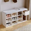 Skríň Na Topánky S Sedadlom Loft Biela Lavica Prechodová Náhľad obrázku produktu 9