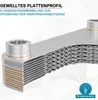 Výměník tepla Wiltec 50 desek, max. 210 kW, 4 m³/h 2,00 l Náhled obrázku produktu 4