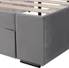 MODFU Lit avec rangement 140x200 - Lit Double Rembourré Voir les images du produit 6