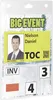 DURABLE Identyfikator eventowy A6 20 sztuk przezroczysty Podgląd zdjęcia produktu 3