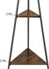 Vešiak na kabáty Loft 49x49x179 cm čierno-hnedý Dekorácia Náhľad obrázku produktu 4