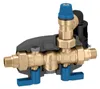 A cutaway view of a Caleffi safety group for plumbing systems. Náhľad obrázku produktu