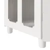 Armoire d'angle avec surface laquée & éclairage LED - Voir les images du produit 12