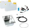 12V mini kuchyňa kempingová kuchyňa kuchynský blok kit drez Náhľad obrázku produktu 1