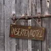 Insektenhotel Metallschild L in 10,5x28cm mit Holzoptik Produktbild-Vorschau 3