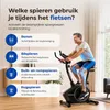URBOGYM ARGO SILVER Hometrainer, Fitnessfiets voor Thuis, 8 Productafbeelding-voorbeeld 2