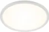 A white, oval-shaped LED ceiling light is shown against a white background. Náhled obrázku produktu