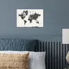 MuchoWow® Poster Weltkarte - Zahlen - Weiß 30x20 cm - Produktbild-Vorschau 4