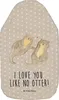 Mr. & Mrs. Panda Wärmflasche Otter Hände halten - Grau Produktbild-Vorschau 1