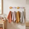 Relaxdays Kindergarderobe, 4 Haken, Design C, Wandmontage, Produktbild-Vorschau 2