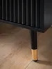 FineBuy Sideboard 150x81x39 cm Buffet noir avecReproduction Voir les images du produit 5