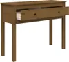 The Living Store Konsolentisch Honigbraun 100x35x75 cm Produktbild-Vorschau 7