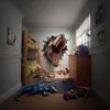 T-Rex mit 3D-Effekt für das Kinderzimmer – Decords Wandtattoo, Produktansicht 3 Anteprima dell’immagine prodotto