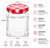 10er-Set kleine Einmachgläser, 50 ml – quadratische Produktbild-Vorschau 2
