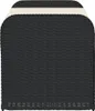 Panca con contenitore e cuscini nero 115x51x52 cm in poly Anteprima dell’immagine prodotto 5