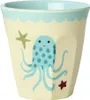 Set di 6 tazze Rice Melamina - Stampa Blue Ocean 160 ml Anteprima dell’immagine prodotto 4