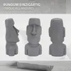 ECD Germany Moai Figur Rapa Nui Kopf 53,5 cm hoch, Grau, Produktbild-Vorschau 4